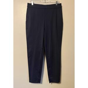 Ministry of Supply Kinetic Pull-on Pants Womens Size 10 Blue Stretch Performance